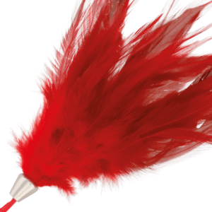 OHMAMA - Fetish Red Stimulation Feather 13CM