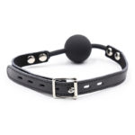 OHMAMA - Fetish Silicone Ball Gag With Leather Belt
