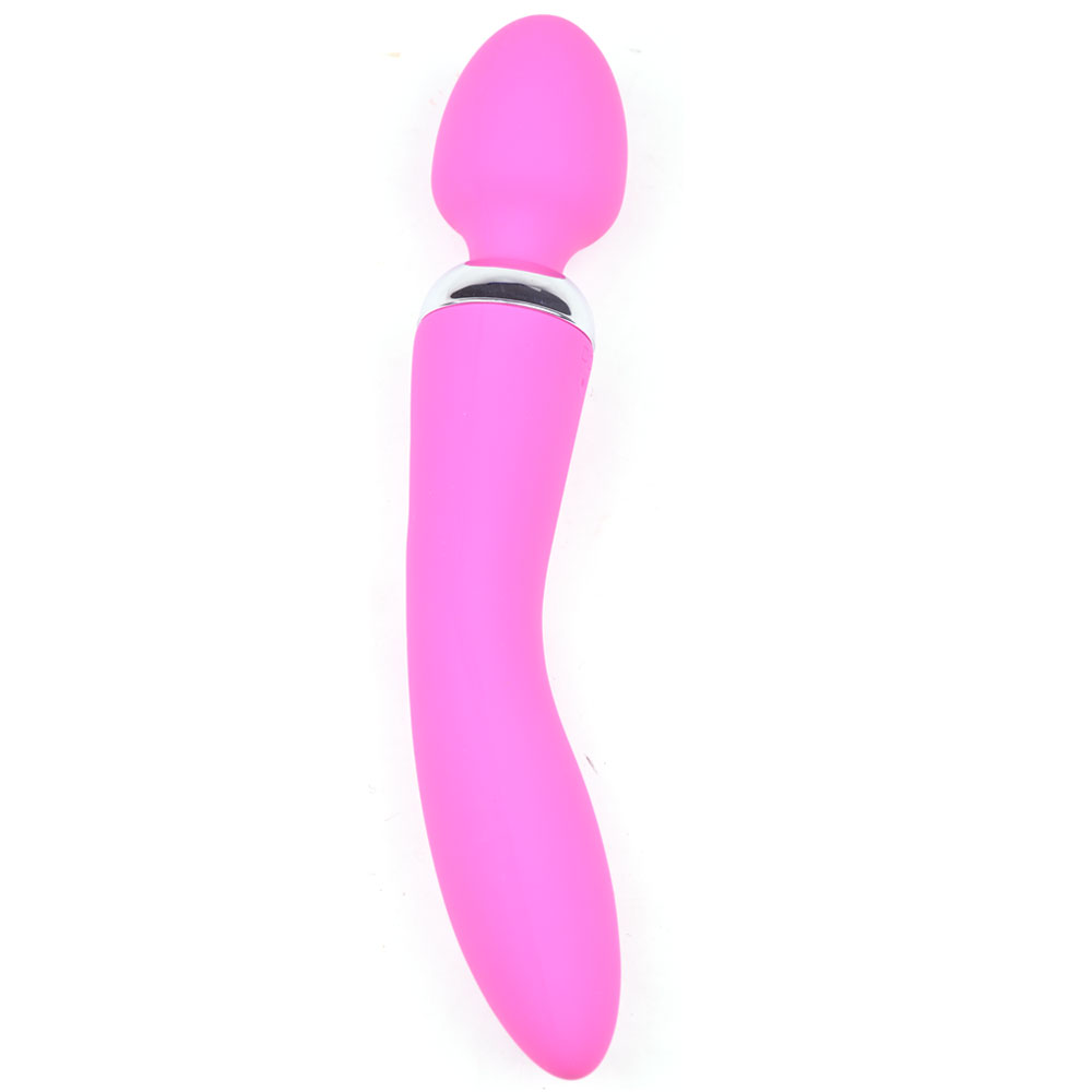 10 Speed Dual Vibrators Rechargeable Wand Massager