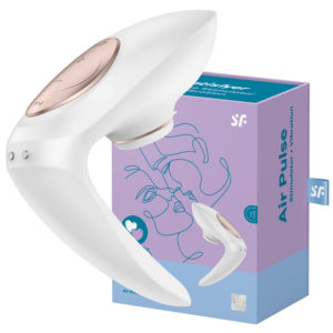 SATISFYER Pro 4 couples vibrator with air clitoral pulse stimulator for women