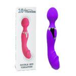 10 Speed Silicone Double Ended Wand Massager