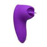 12 Speed Silicone Rechargeable Vibrator with Tongue