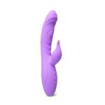 7 Speed Silicone Rabbit Vibrator with Double Tapping Function