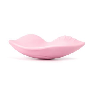 7 Speed Remote Control Silicone Wearable Panty Vibrator - Pink