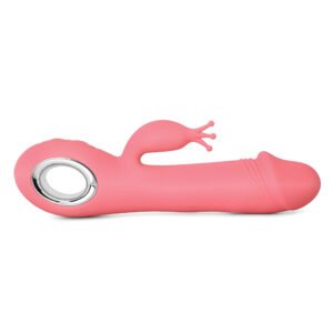 7 Speeds Silicone Penis Shape Vibrator with Rotation & Heating