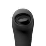 12 Speed Rechargeable Vibrator with Tongue - Black
