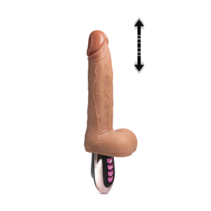 10 Functions Thrusting Dildo Vibrator with Heating Function