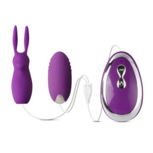 20 Speed Silicone Vibrating Rabbit & Egg