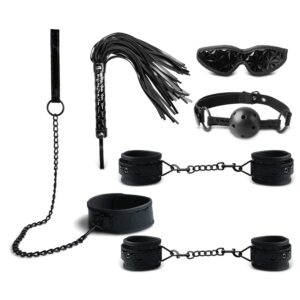 6pcs Embossed SM Kit - Black