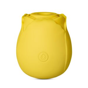 7 Function Clitoral Sucking Rose Vibrator - Yellow
