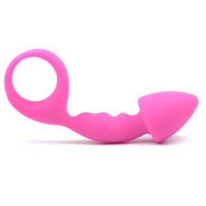 Curved Comfort Butt Plug - Pink