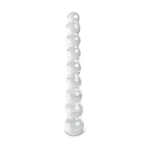 Glass Anal Beads 21.8CM - Clear