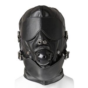 Luxury Mask Hood with Mask & Ball Gag