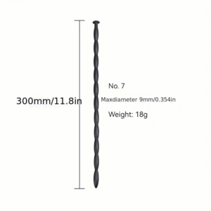 Male Urethral Probe - Penis Plug No. 7-0.9cm