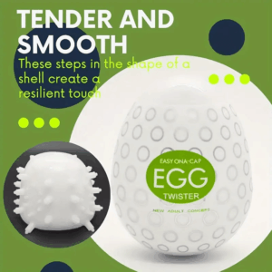 Masturbator Egg - Green Twister