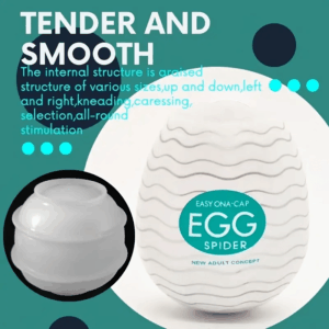 Masturbator Egg - Lake-Blue Spider