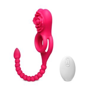 10 Speed Rechargeable Vibrating Cock Ring with Remote