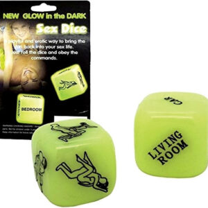 2pcs Glow in the Dark Sex Dice