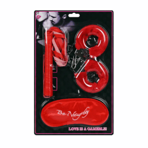 3pcs Fantasy Fun Bondage Set - Red