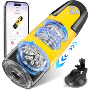 7 Speed App-Controlled Masturbator with Thrusting & Rotating Function