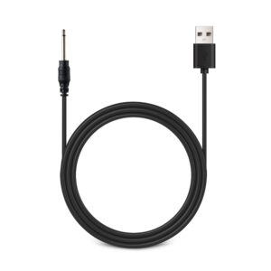 80CM Black DC Pin Connector Charging Cable with 2CM Pin Length