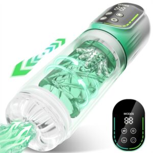 7 Speed Masturbator with Vibrating, Thrusting, Rotating, Sucking & Tongue-Licking Function