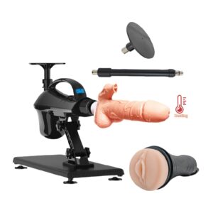 Sex Machine with Vibrating, Thrusting, Swinging & Heating Function