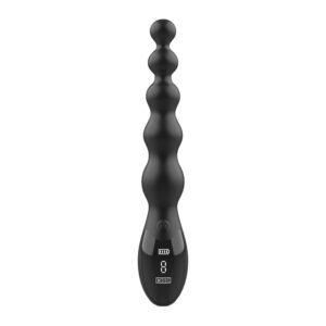 9 Mode Vibrating Anal Beads with LED Display 24CM
