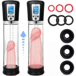 Electric Penis Pump with 3 Sleeves & 6 Cock Rings