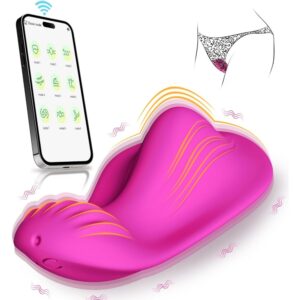 9 Modes Silicone Wearable Panty Vibrator with App Control