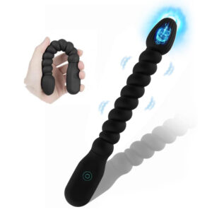 10 Mode Flexible Ribbed Vibrating Anal Plug