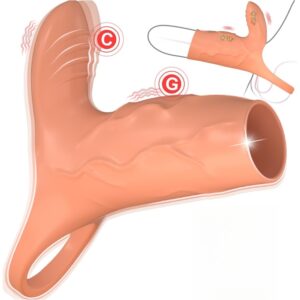 10 Speed Vibrating Cock Ring with Clitoral Stimulator