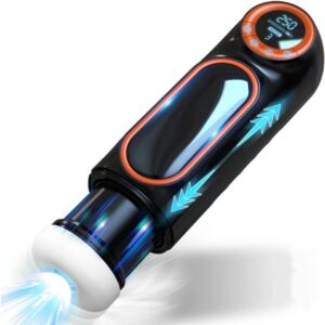 10 Speed Vibrating, Sucking & Thrusting Automatic Masturbator with Sound Effects